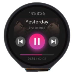 1.28" Round Touchscreen LCD Display Module -The Pi Hut 1 28 round touchscreen lcd display module the pi hut wav 24155 40393501638851