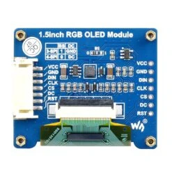1.5" RGB OLED Display Module - 16-bit High Colour (128x128) -The Pi Hut 1 5 rgb oled display module 16 bit high colour 128x128 waveshare wav 14747 35934325407939