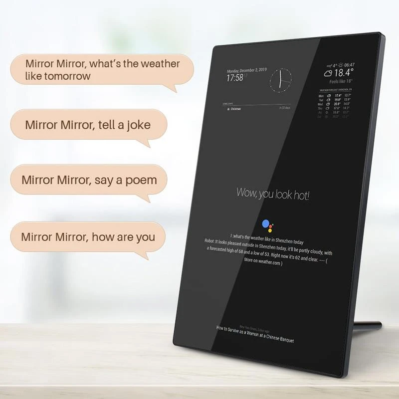 13.3" Magic Mirror (with Built-in Raspberry Pi 3A+) 2 13.3" Magic Mirror (with Built-in Raspberry Pi 3A+) - Image 2