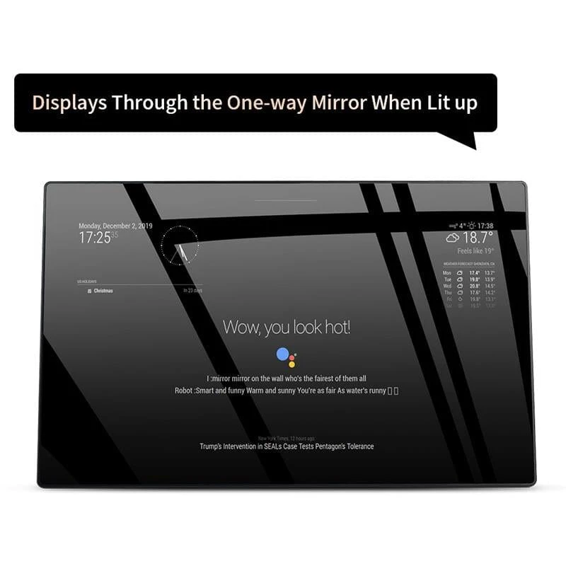 13.3" Magic Mirror (with Built-in Raspberry Pi 3A+) 4 13.3" Magic Mirror (with Built-in Raspberry Pi 3A+) - Image 4