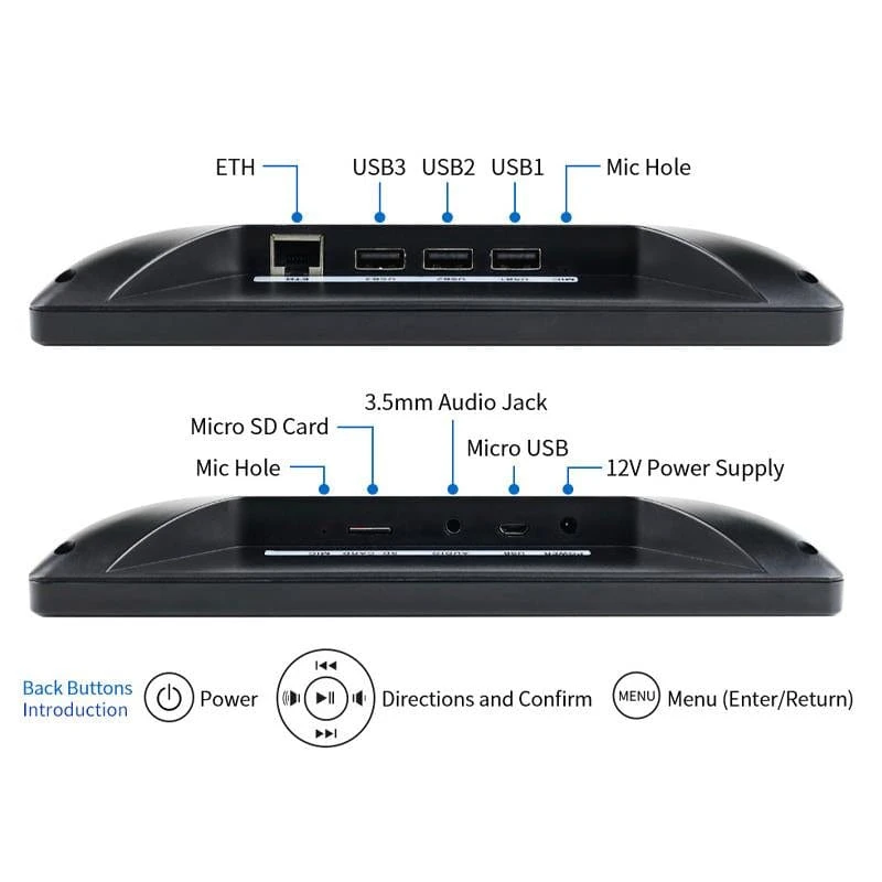 13.3" Magic Mirror (with Built-in Raspberry Pi 3A+) 8 13.3" Magic Mirror (with Built-in Raspberry Pi 3A+) - Image 8