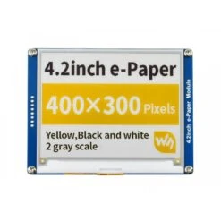 4.2" E-Paper Display Module (Yellow/Black/White) (400x300)