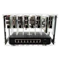8-Slot Cloudlet Cluster Case -The Pi Hut 8 slot cloudlet cluster case c4 labs 22726972735683