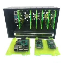 8-Slot Cloudlet Cluster Case -The Pi Hut 8 slot cloudlet cluster case c4 labs 22726973259971