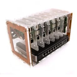 8-Slot Cloudlet Cluster Case -The Pi Hut 8 slot cloudlet cluster case c4 labs 23028284457155