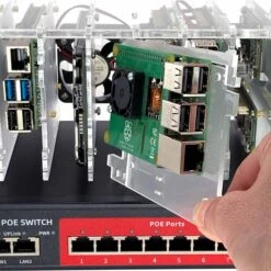 8-Slot Cloudlet Cluster Case -The Pi Hut 8 slot cloudlet cluster case c4 labs 28183214325955