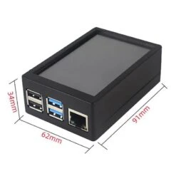 ABS Case With 3.5" TFT Touchscreen For Raspberry Pi 4 (480x320) -The Pi Hut abs case with 3 5 tft touchscreen for raspberry pi 4 480x320 52pi k 0403 29925321146563