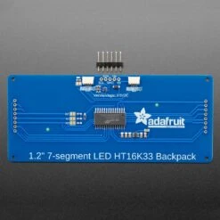 Adafruit 1.2" 4-Digit 7-Segment Display W/I2C Backpack - Red -The Pi Hut adafruit 1 2 4 digit 7 segment display w i2c backpack red adafruit ada1270 41103683289283