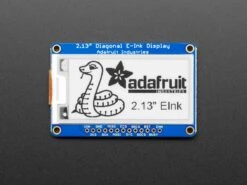 Adafruit 2.13" Monochrome EInk / EPaper Display With SRAM (250x122 Monochrome)