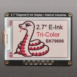 Adafruit 2.7" Tri-Color EInk / EPaper Display With SRAM (Red Black White) -The Pi Hut adafruit 2 7 tri color eink epaper display with sram red black white adafruit ada4098 41231047000259