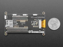 Adafruit 2.9" Tri-Color EInk / EPaper Display FeatherWing (Red Black White) -The Pi Hut adafruit 2 9 tri color eink epaper display featherwing red black white adafruit ada4778 28610520416451