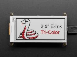 Adafruit 2.9" Tri-Color EInk / EPaper Display FeatherWing (Red Black White) -The Pi Hut adafruit 2 9 tri color eink epaper display featherwing red black white adafruit ada4778 28610520449219