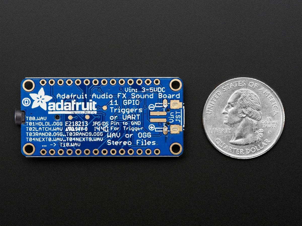 Adafruit Audio FX Sound Board - WAV/OGG Trigger With 16MB Flash 2 Adafruit Audio FX Sound Board - WAV/OGG Trigger With 16MB Flash - Image 2