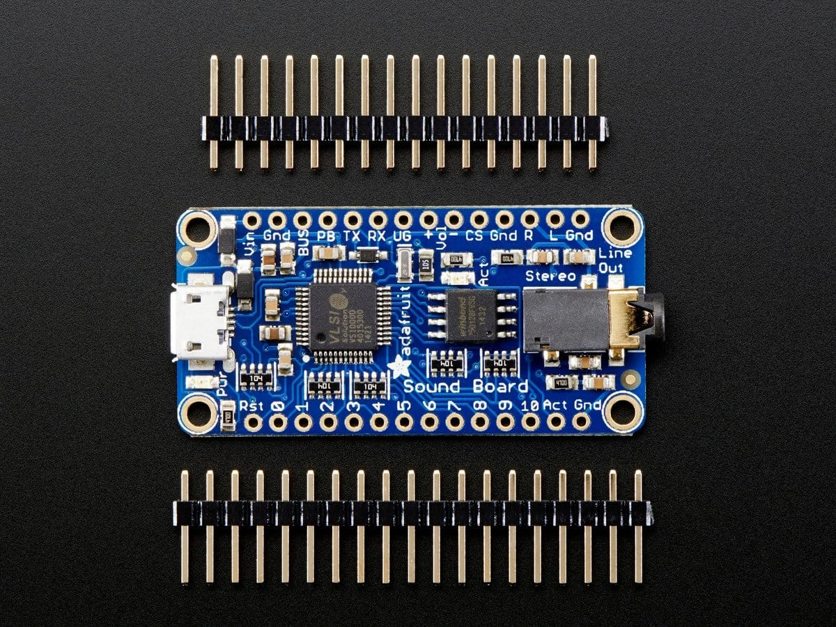 Adafruit Audio FX Sound Board - WAV/OGG Trigger With 16MB Flash 6 Adafruit Audio FX Sound Board - WAV/OGG Trigger With 16MB Flash - Image 6