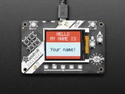 Adafruit EdgeBadge - TensorFlow Lite For Microcontrollers -The Pi Hut adafruit edgebadge tensorflow lite for microcontrollers adafruit ada4400 28610701557955