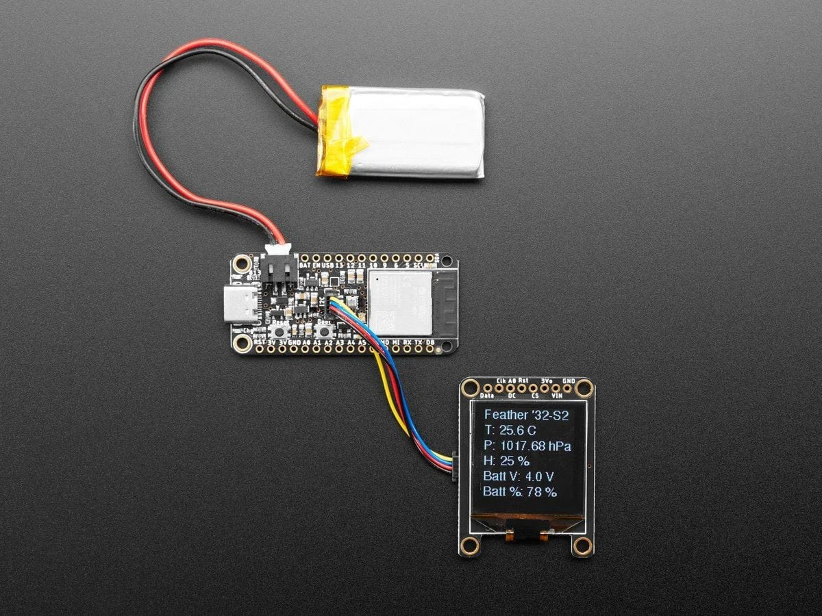 Adafruit ESP32-S2 Feather With BME280 Sensor - STEMMA QT (4MB Flash + 2 MB PSRAM) 2 Adafruit ESP32-S2 Feather With BME280 Sensor - STEMMA QT (4MB Flash + 2 MB PSRAM) - Image 2