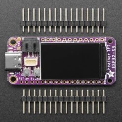 Adafruit ESP32-S3 TFT Feather - 4MB Flash, 2MB PSRAM, STEMMA QT -The Pi Hut adafruit esp32 s3 tft feather 4mb flash 2mb psram stemma qt adafruit ada5483 39299127509187