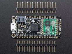 Adafruit Feather 32u4 RFM69HCW Packet Radio - 868 Or 915 MHz (RadioFruit) -The Pi Hut adafruit feather 32u4 rfm69hcw packet radio 868 or 915 mhz radiofruit adafruit ada3076 28610483388611