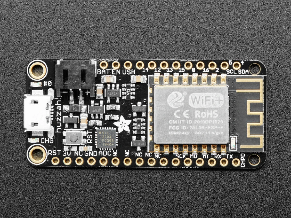 Adafruit Feather HUZZAH With ESP8266 - Loose Headers 2 Adafruit Feather HUZZAH With ESP8266 - Loose Headers - Image 2