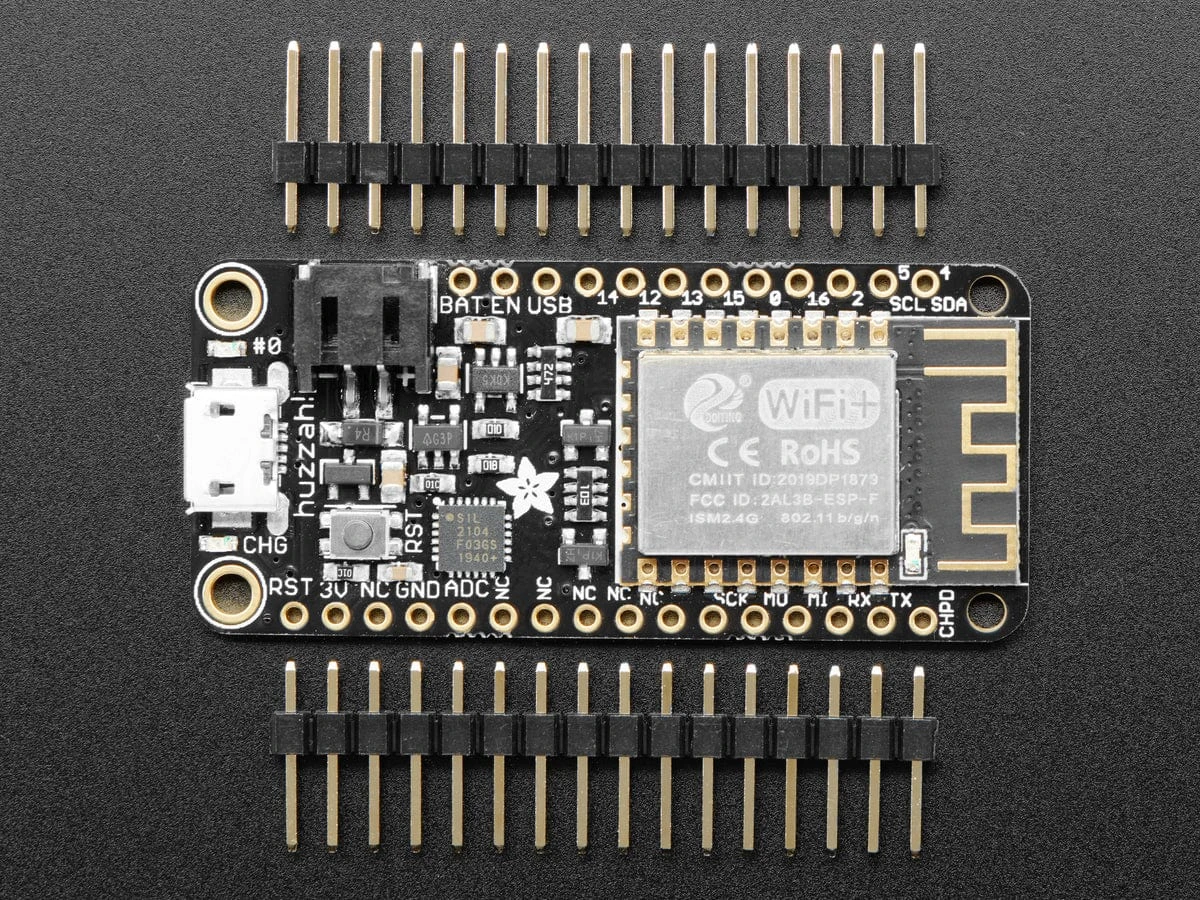 Adafruit Feather HUZZAH With ESP8266 - Loose Headers 3 Adafruit Feather HUZZAH With ESP8266 - Loose Headers - Image 3