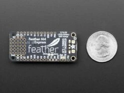 Adafruit Feather M4 Express - Featuring ATSAMD51 (ATSAMD51 Cortex M4) -The Pi Hut adafruit feather m4 express featuring atsamd51 atsamd51 cortex m4 adafruit ada3857 28610461860035