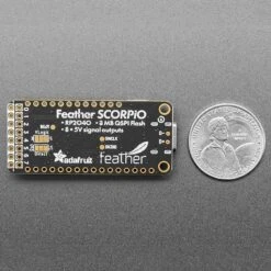 Adafruit Feather RP2040 SCORPIO - 8 Channel NeoPixel Driver -The Pi Hut adafruit feather rp2040 scorpio 8 channel neopixel driver the pi hut ada5650 40060418818243