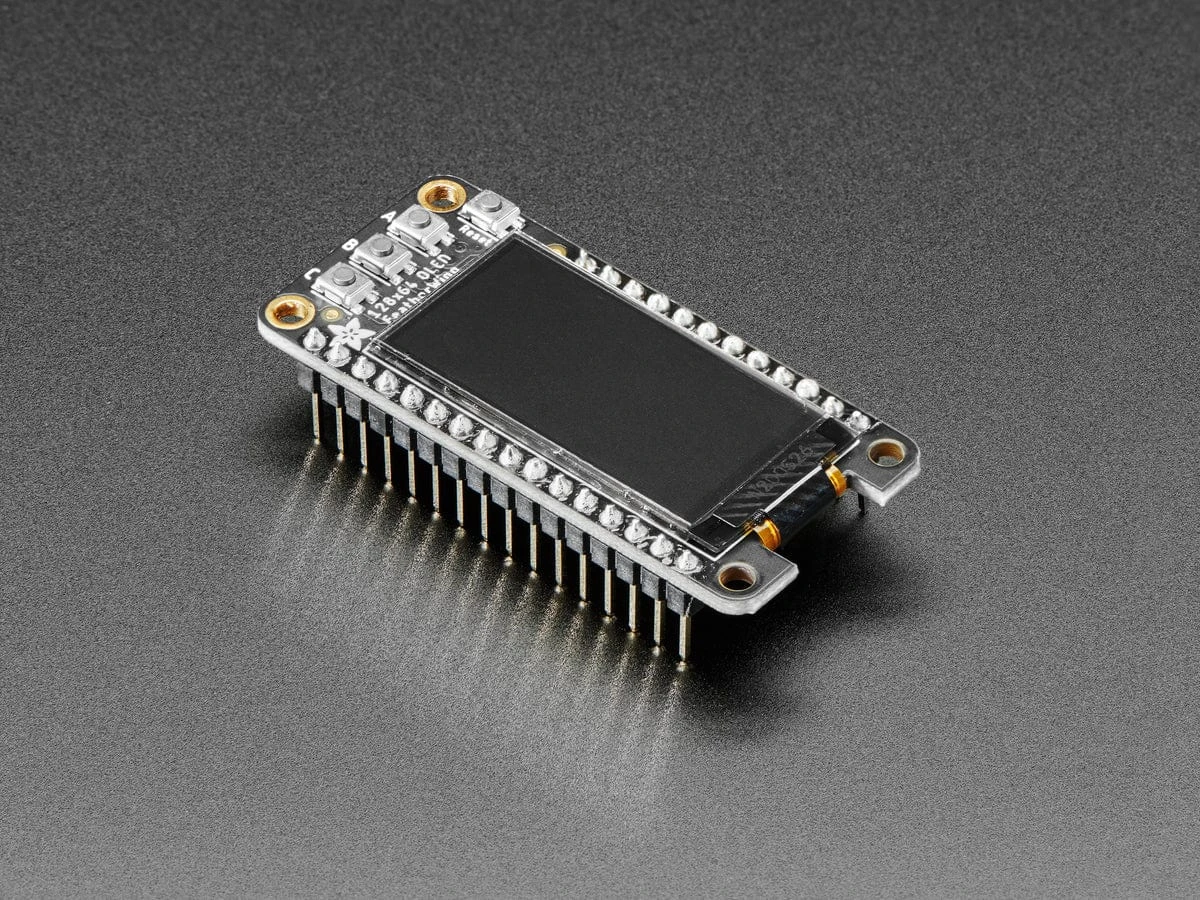 Adafruit FeatherWing OLED - 128x64 OLED Add-on For Feather (STEMMA QT / Qwiic) 2 Adafruit FeatherWing OLED - 128x64 OLED Add-on For Feather (STEMMA QT / Qwiic) - Image 2