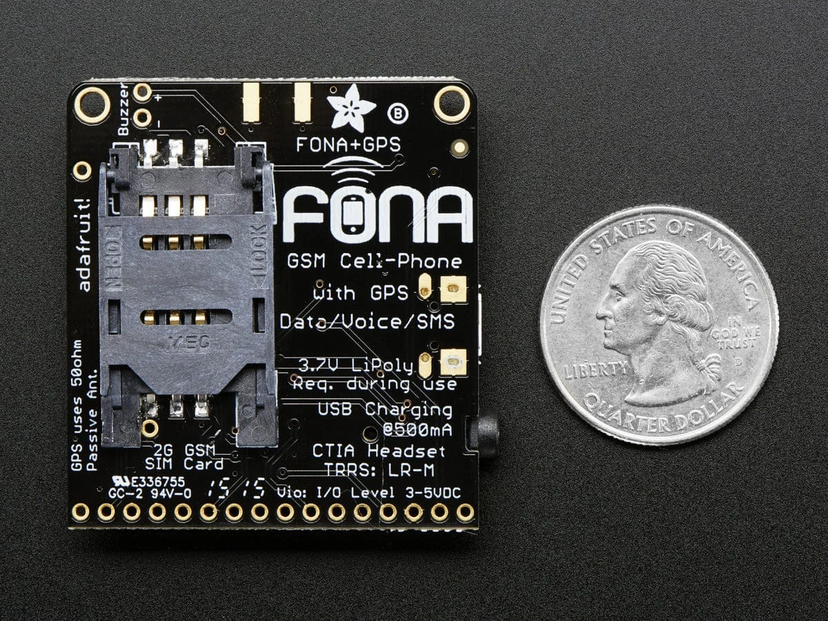Adafruit FONA 808 - Mini Cellular GSM + GPS Breakout 5 Adafruit FONA 808 - Mini Cellular GSM + GPS Breakout - Image 5