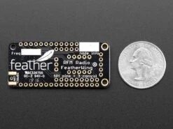 Adafruit LoRa Radio FeatherWing - RFM95W 433 MHz (RadioFruit) -The Pi Hut adafruit lora radio featherwing rfm95w 433 mhz radiofruit adafruit ada3232 28610371649731