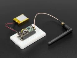 Adafruit LoRa Radio FeatherWing - RFM95W 433 MHz (RadioFruit) -The Pi Hut adafruit lora radio featherwing rfm95w 433 mhz radiofruit adafruit ada3232 28610371715267