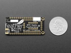 Adafruit LoRa Radio FeatherWing - RFM95W 900 MHz (RadioFruit) -The Pi Hut adafruit lora radio featherwing rfm95w 900 mhz radiofruit adafruit ada3231 28610369913027
