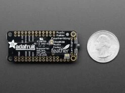 Adafruit Music Maker FeatherWing - MP3 OGG WAV MIDI Synth Player -The Pi Hut adafruit music maker featherwing mp3 ogg wav midi synth player adafruit ada3357 28610374566083
