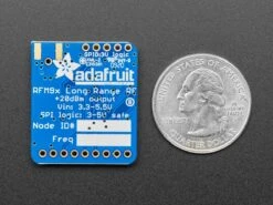 Adafruit RFM96W LoRa Radio Transceiver Breakout - 433 MHz (RadioFruit) -The Pi Hut adafruit rfm96w lora radio transceiver breakout 433 mhz radiofruit adafruit ada3073 28610365128899