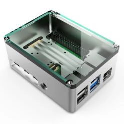 Anidees PRO Raspberry Pi 4 Case - Silver