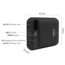 ANSMANN Power Bank 10.8 Mini (10,000mAh) 12 ANSMANN Power Bank 10.8 Mini (10,000mAh) -The Pi Hut ansmann power bank 10 8 mini 10 000mah ansmann 104903 32885385461955