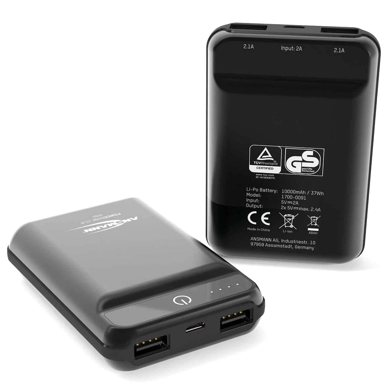 ANSMANN Power Bank 10.8 Mini (10,000mAh) 6 ANSMANN Power Bank 10.8 Mini (10,000mAh) - Image 6