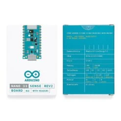 Arduino Nano 33 BLE Sense REV2 (with Headers) -The Pi Hut arduino nano 33 ble sense rev2 with headers arduino abx00070 39963495694531