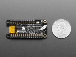 Assembled Adafruit FeatherWing OLED (128x32 OLED Add-on For Feather) -The Pi Hut assembled adafruit featherwing oled 128x32 oled add on for feather adafruit ada3045 28610311913667
