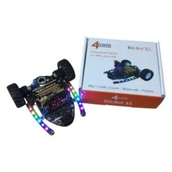 Bit:Bot XL Robot Kit For The Micro:bit -The Pi Hut bit bot xl robot kit for the micro bit 4tronix 102764 15745523646526