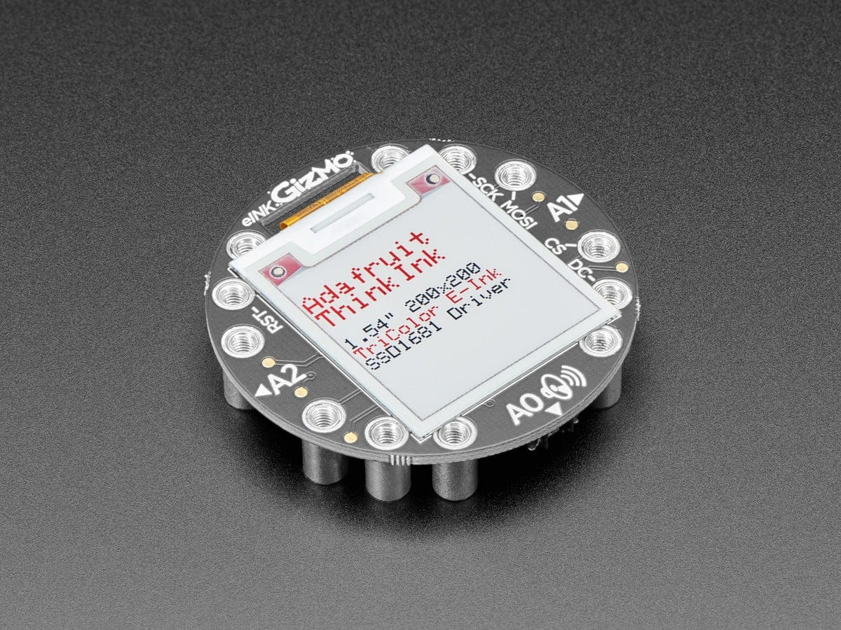 Circuit Playground 200x200 Tri-Color E-Ink Gizmo (E-Ink Display + Audio Amplifier) 1 Circuit Playground 200x200 Tri-Color E-Ink Gizmo (E-Ink Display + Audio Amplifier)