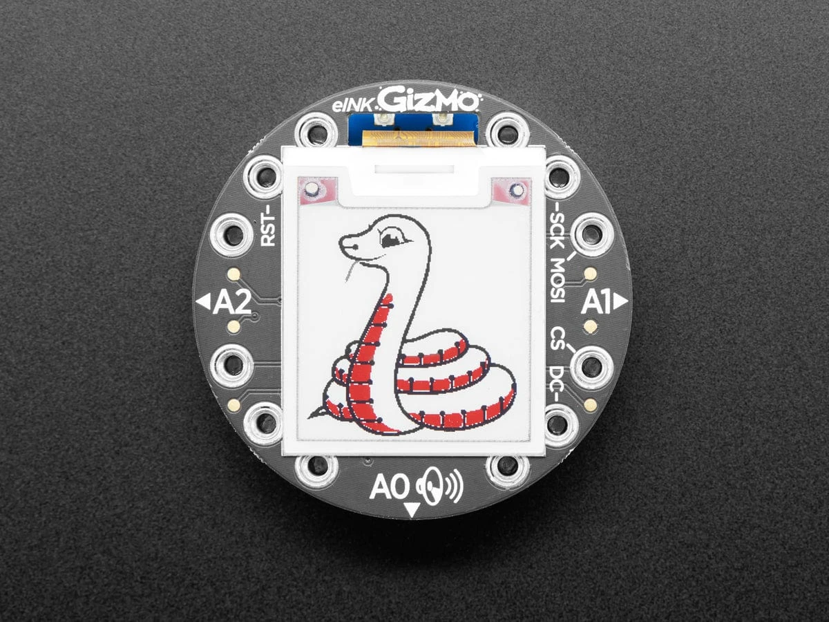 Circuit Playground 200x200 Tri-Color E-Ink Gizmo (E-Ink Display + Audio Amplifier) 6 Circuit Playground 200x200 Tri-Color E-Ink Gizmo (E-Ink Display + Audio Amplifier) - Image 6