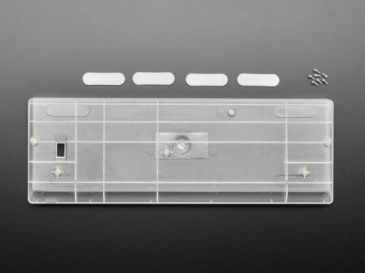 Clear Plastic 60% / GH60 Keyboard Shell 2 Clear Plastic 60% / GH60 Keyboard Shell - Image 2