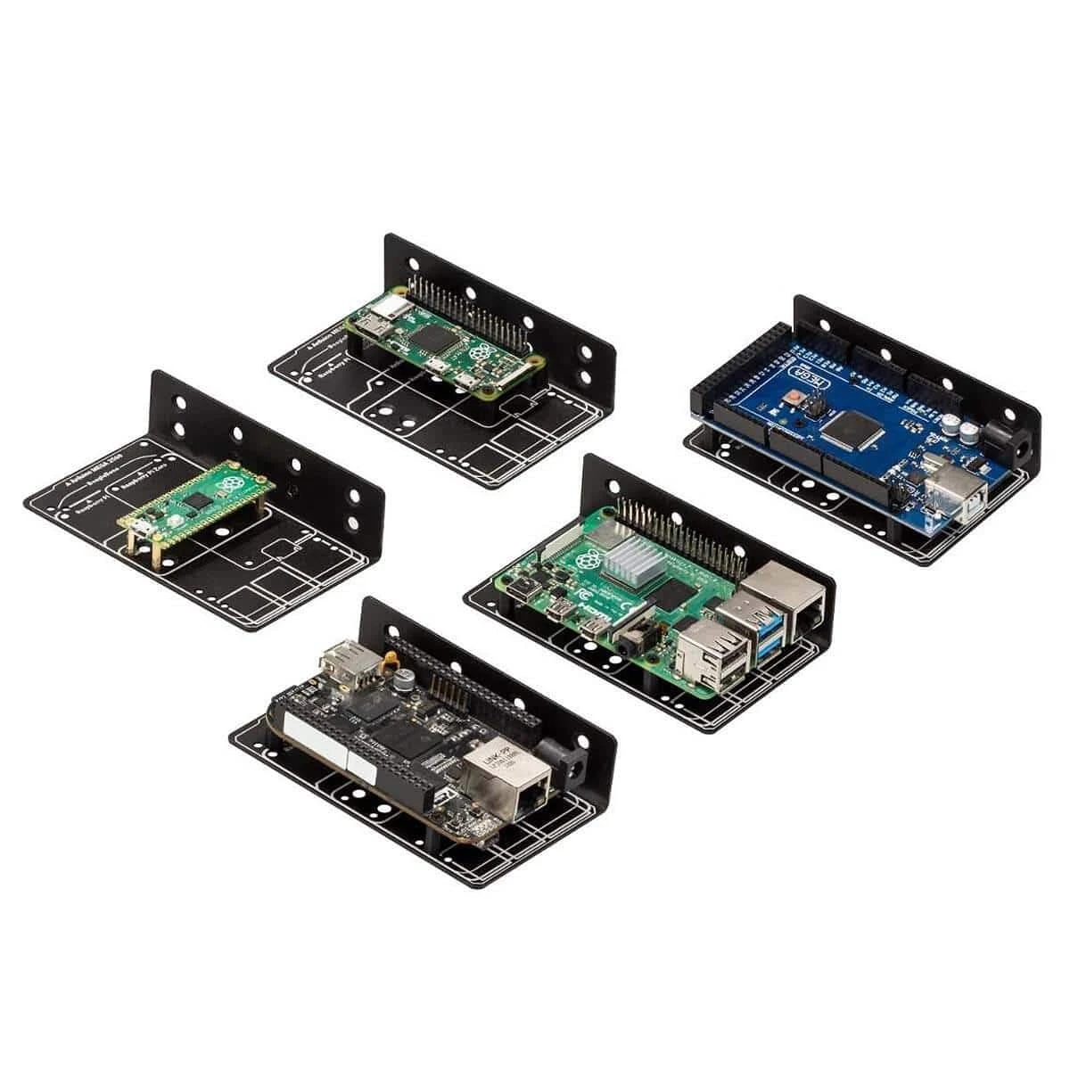 DIN Rail Mount For Raspberry Pi, Zero, Pico And Arduino 2 DIN Rail Mount For Raspberry Pi, Zero, Pico And Arduino - Image 2