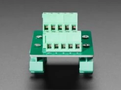 DIN Rail RJ-45 To Terminal Block Adapter (Right Angle Jack) -The Pi Hut din rail rj 45 to terminal block adapter right angle jack the pi hut ada3797 28610273804483