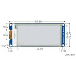 E-Ink Display Module - 2.9" (296x128) -The Pi Hut e ink display module 2 9 296x128 waveshare wav 12956 40933873516739
