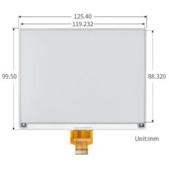 E-Ink Display Raw Panel 5.83" (648x480) -The Pi Hut e ink display raw panel 5 83 648x480 waveshare wav 14410 28478408196291