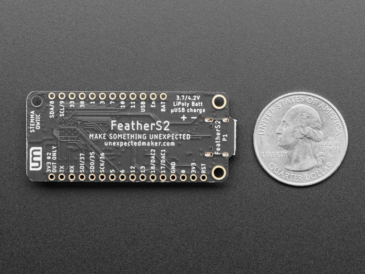 FeatherS2 - ESP32-S2 Feather Development Board 7 FeatherS2 - ESP32-S2 Feather Development Board - Image 7