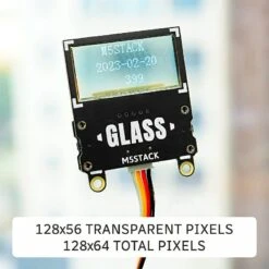 Glass Unit With 1.51" Transparent OLED -The Pi Hut glass unit w 1 51inch transparent oled the pi hut u158 40321986691267