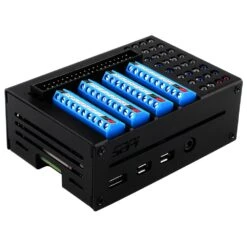 GPIO Terminal Board With LED Indicators + Aluminium Case For Pi 4 -The Pi Hut gpio terminal board with led indicators aluminium case for pi 4 52pi ep 0153 40477567844547