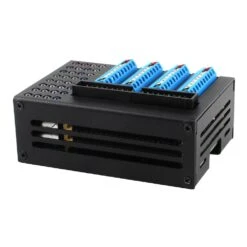 GPIO Terminal Board With LED Indicators + Aluminium Case For Pi 4 -The Pi Hut gpio terminal board with led indicators aluminium case for pi 4 52pi ep 0153 40477567942851